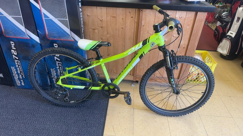 Cannondale Trail 24 Kids Mountain Bike - Neon Green