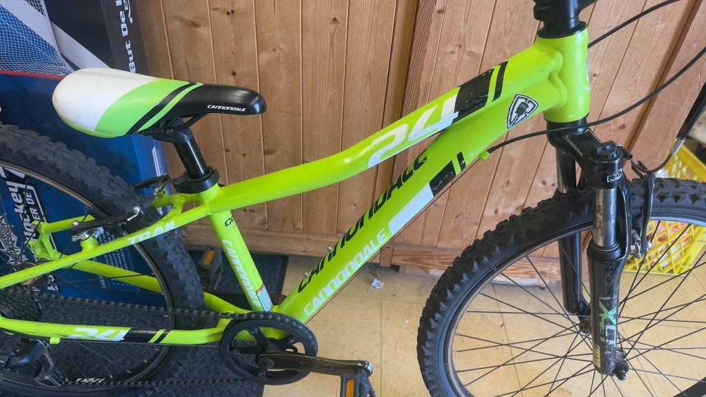 Cannondale Trail 24 Kids Mountain Bike - Neon Green