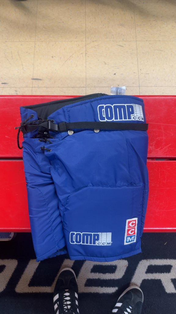 CCM Comp Hockey Pants Blue Junior Large