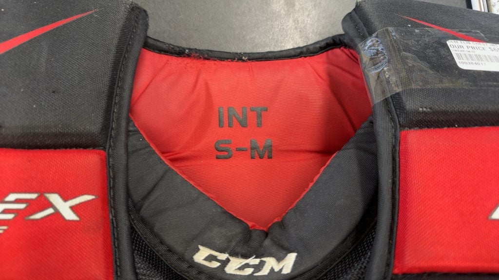 CCM Goalie Chest and Arm Protector E-Flex Extreme E1.9 Used Intermediate S-M
