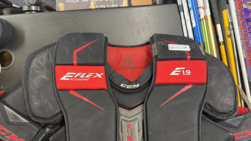 CCM Goalie Chest and Arm Protector E-Flex Extreme E1.9 Used Intermediate S-M