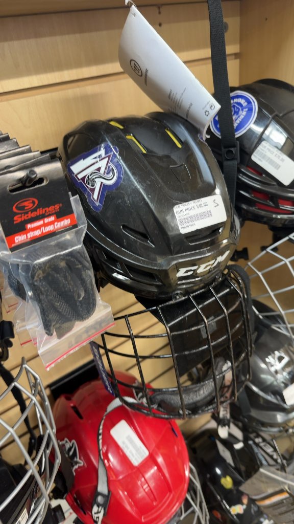 CCM Hockey Helmet with Cage - Black - Small