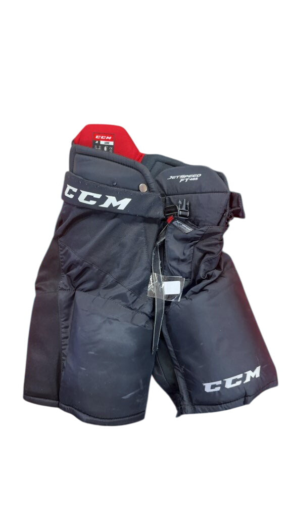 CCM Hockey Pants JetSpeed FT485 Junior Large Black Good Condition