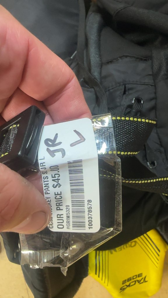 CCM Hockey Pants Tacks 3092 Black Used