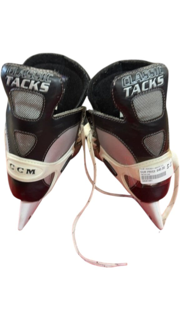 CCM Hockey Skates Classic Tacks Used Size 5.5