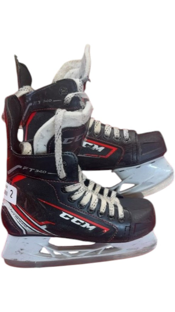 CCM Hockey Skates JetSpeed FT340 Used Size 2