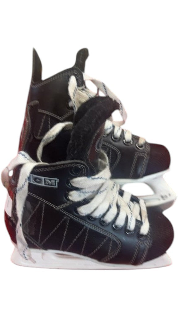 CCM Hockey Skates Powerline 400 Black Used Size 1