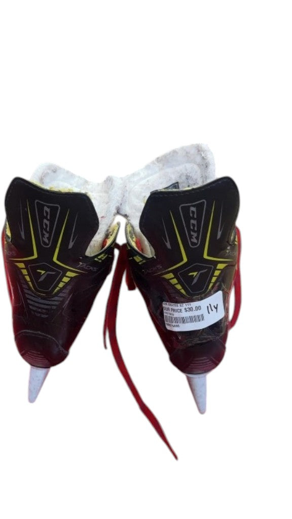 CCM Hockey Skates Tacks Youth Used Size 11Y-some wear on the inside of the boot
