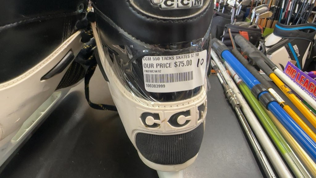 CCM Ice Hockey Skates 550 Tacks Used Size 10
