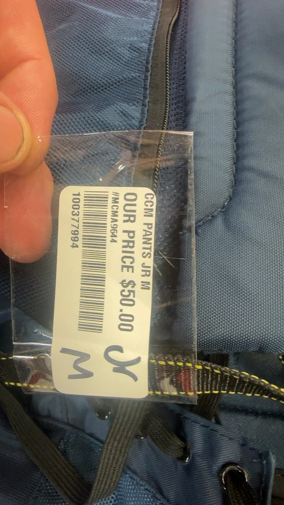 CCM Tacks 7092 Hockey Pants Navy Blue Junior Medium