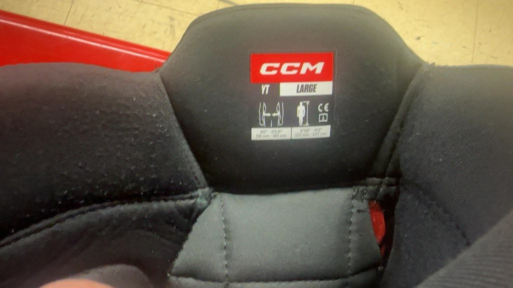 CCM Tacks Hockey Pants Youth Large Black Used