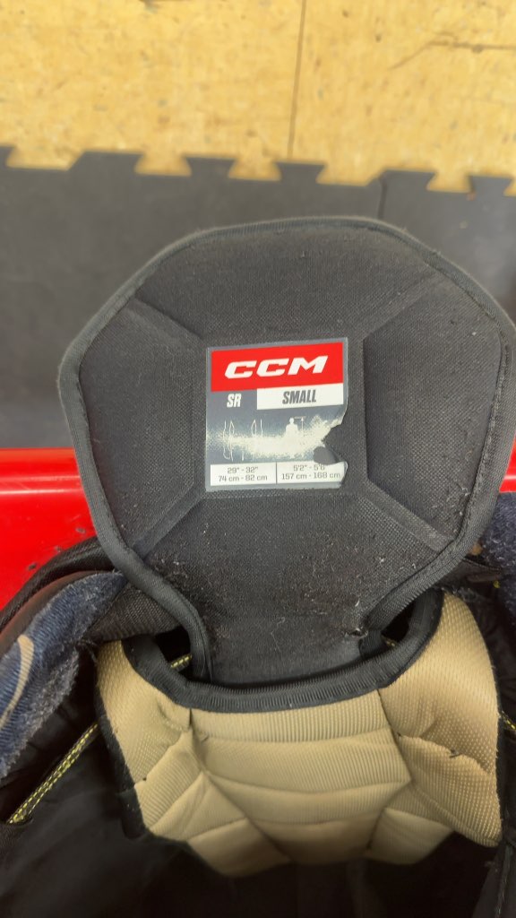 CCM Vector Premier Hockey Pants Senior Small Black Used