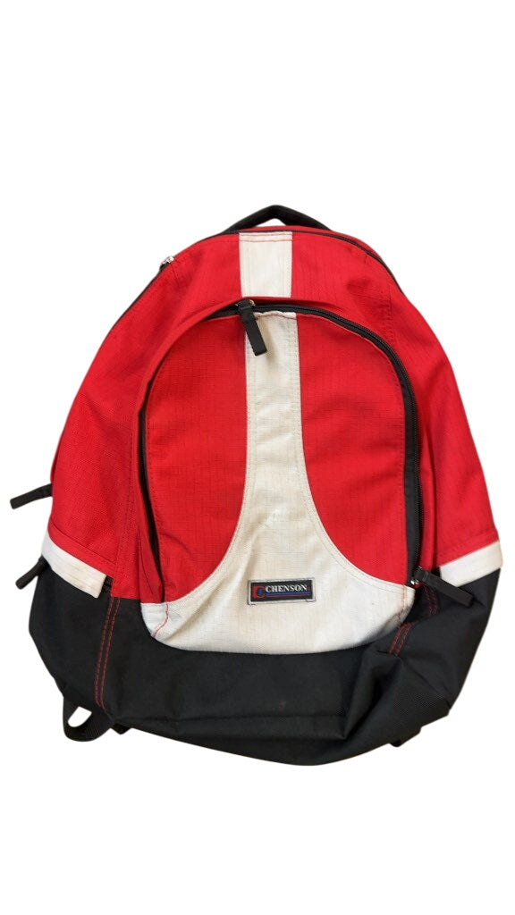 Chenson Backpack Red/White/Black Good Condition