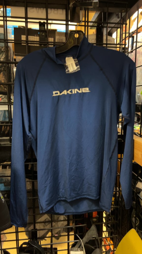 Dakine Long Sleeve Rash Guard Navy Blue Good Condition