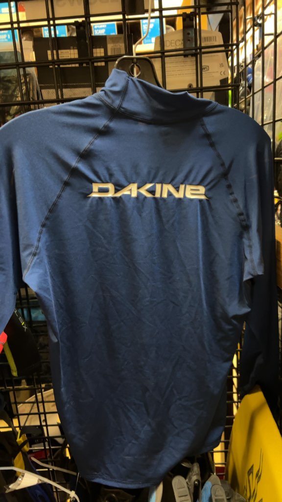 Dakine Long Sleeve Rash Guard Navy Blue Good Condition