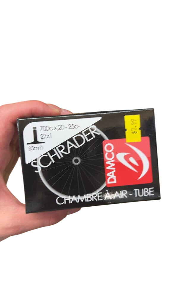 Damco Bike Inner Tube Schrader Valve New 700c x 20-25c
