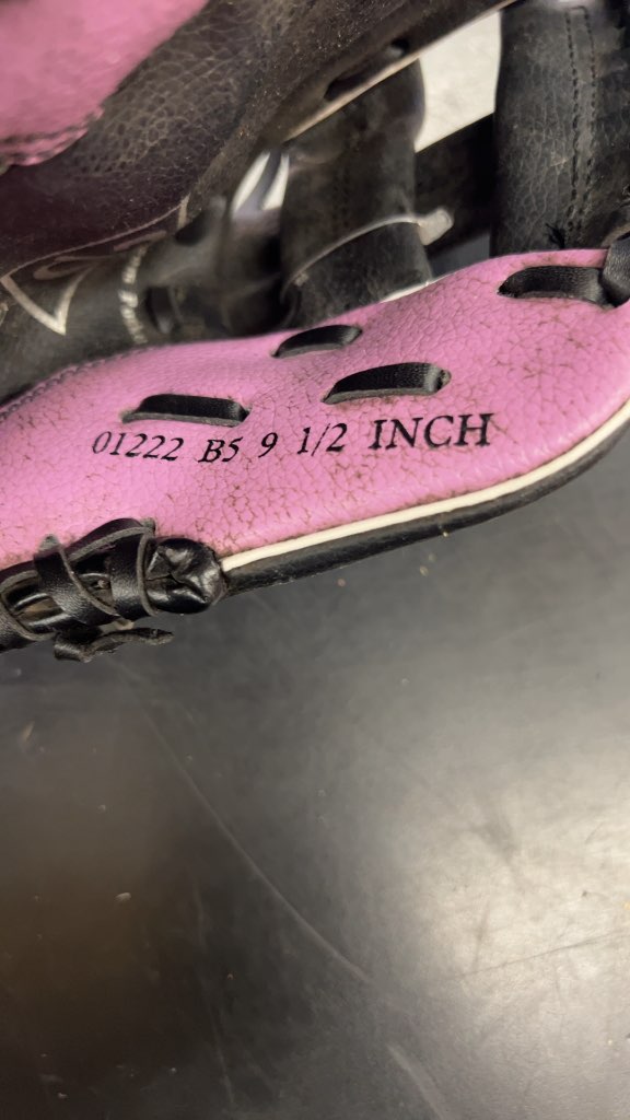 Diamond Baseball Glove 01222 B5 Black/Purple 9.5"