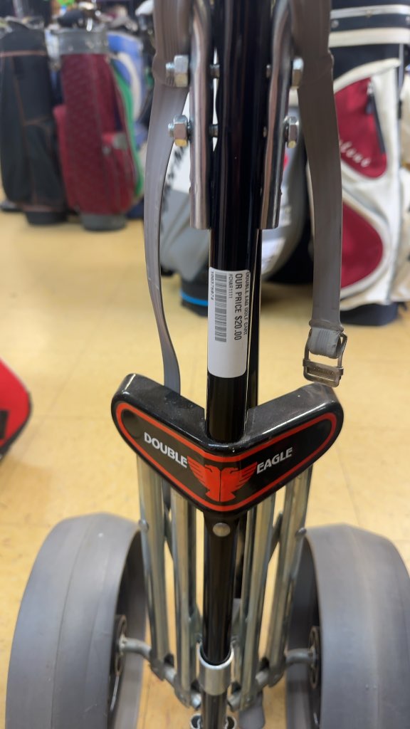 Double Eagle Golf Cart Pull Trolley Used