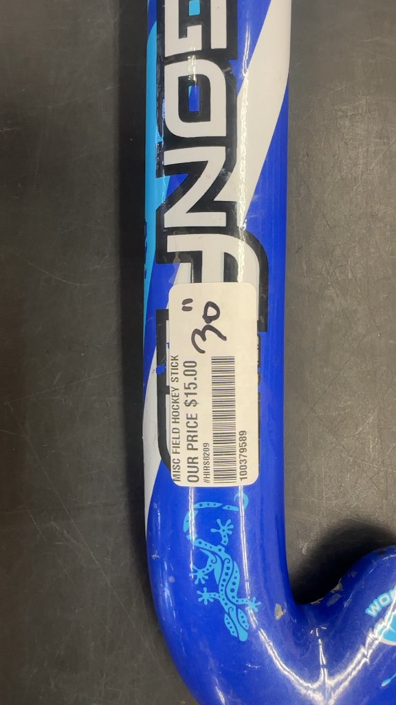 Dragon Gecko Field Hockey Stick Blue/White Used 30"