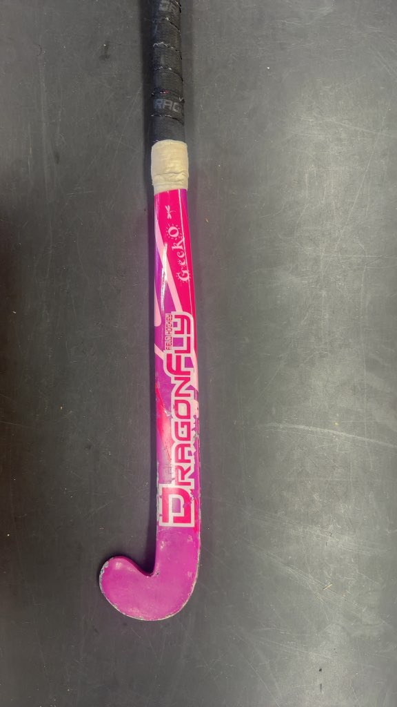 Dragonfly Field Hockey Stick Gecko Pink Used 32"
