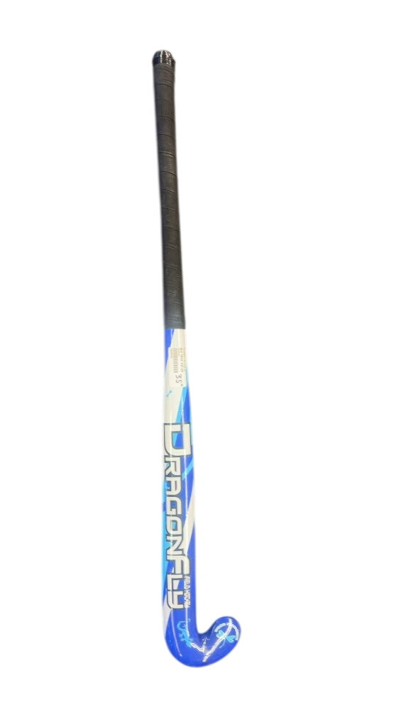 Dragonfly Gecko Field Hockey Stick Blue/White Used 35"