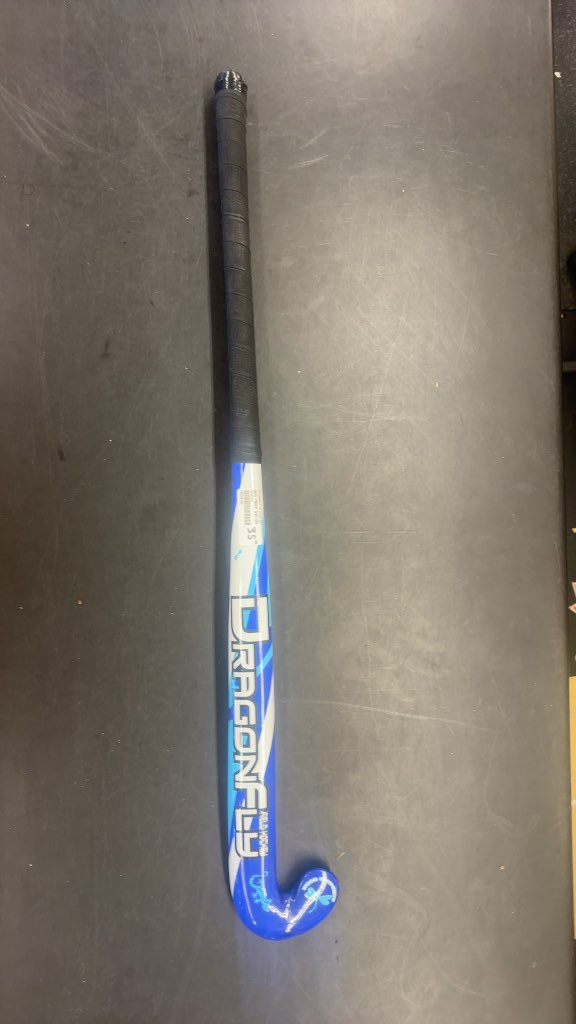 Dragonfly Gecko Field Hockey Stick Blue/White Used 35"