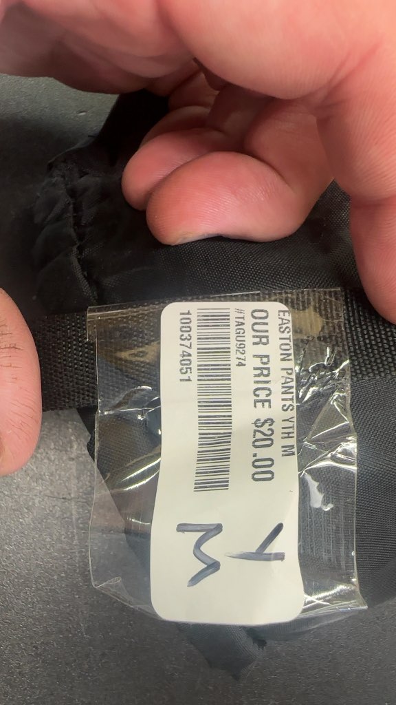 Easton Spine Tec Youth Hockey Pants Black Used Youth Medium