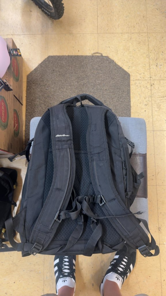 Eddie Bauer Backpack Black Good Condition