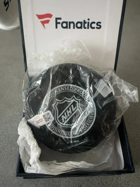 Mark Scheiflle Fanatics NHL 2011 Entry Draft Autographed Hockey Puck New in Box