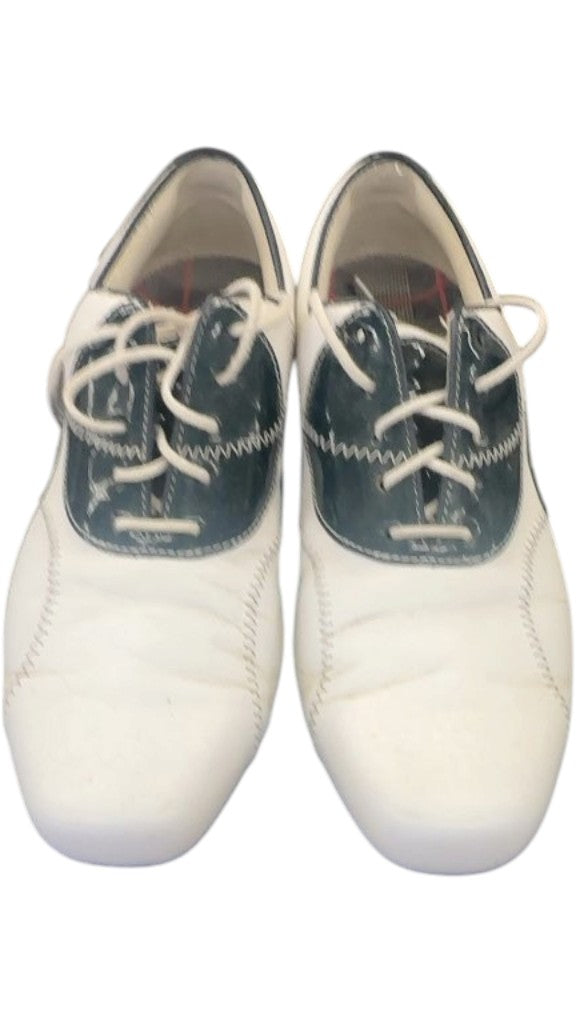 FootJoy Golf Shoes LoPro Collection White Navy 7.5W