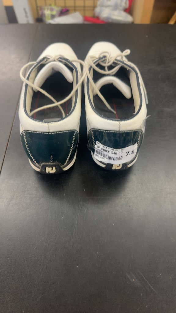 FootJoy LoPro Collection Golf Shoes White/Navy Size 7.5