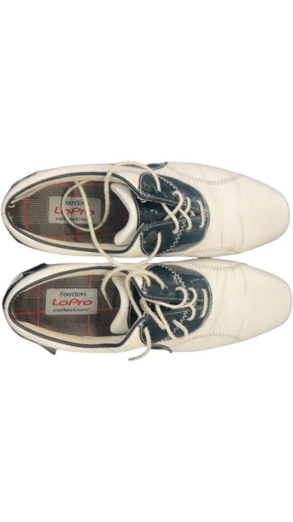 FootJoy LoPro Collection Golf Shoes White/Navy Size 7.5