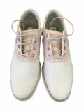 FootJoy Women's Wingtip Golf Shoes - White/Pink - Size 9