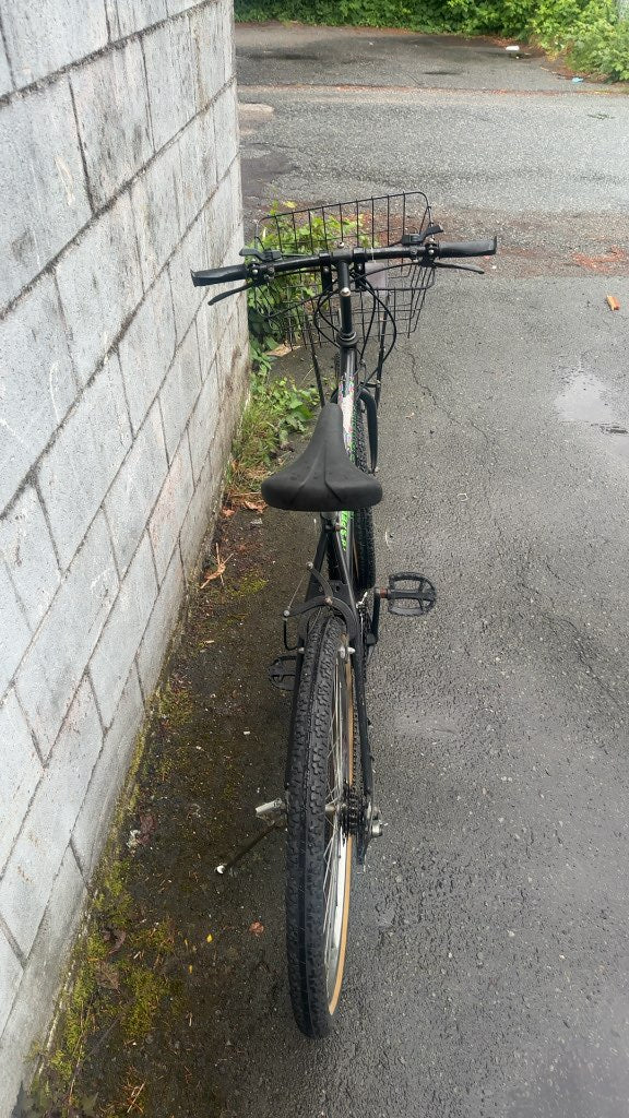 Free Spirit Mountain Bike 18 Speed Black Used 26"