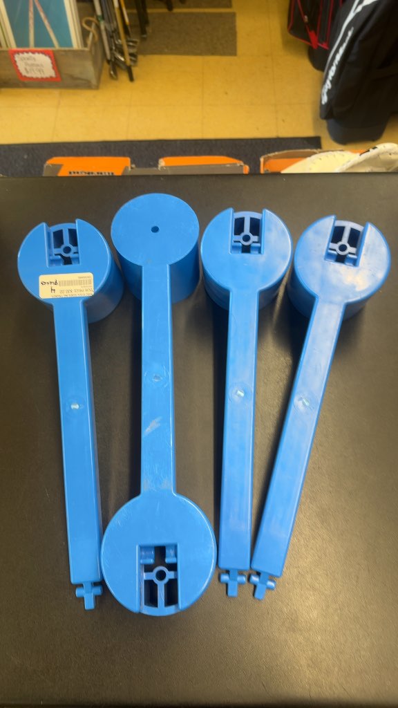 Generic Stick Handling Trainer 4-Piece Set Blue Good Condition