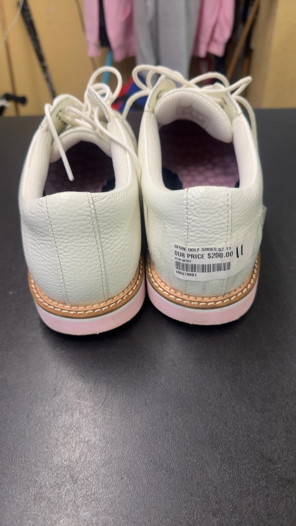 G/FORE Golf Shoes Gallivanter Pebble Leather Excellent Condition Size 11