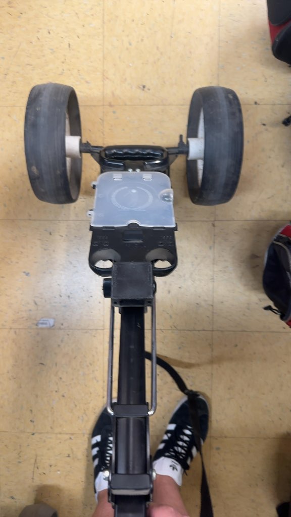 Golf Push Cart Two-Wheel Black Used