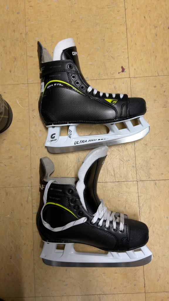 Graf Hockey Skates Ultra G75 SR Excellent Condition Size 8