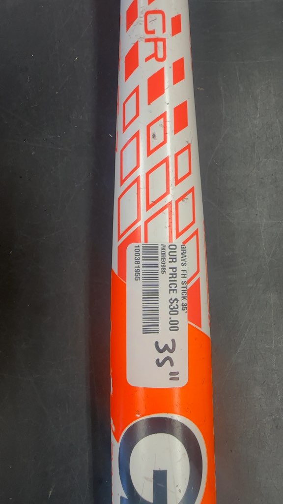 Grays Field Hockey Stick GR White/Orange Used 35"