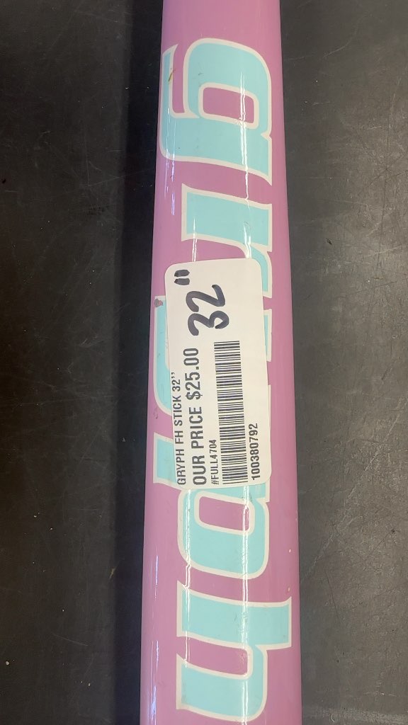 Gryphon Field Hockey Stick Pink Used 32"