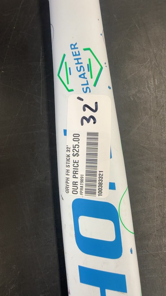 Gryphon Field Hockey Stick Slasher Blue Used 32"