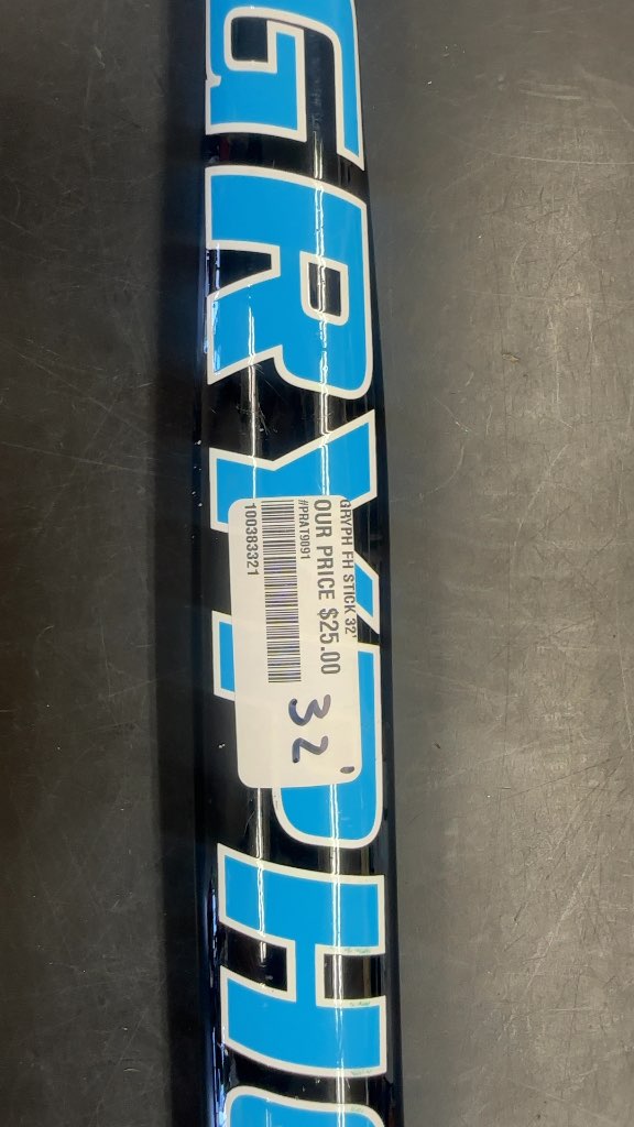 Gryphon Field Hockey Stick Slasher Blue/Black Used 32"