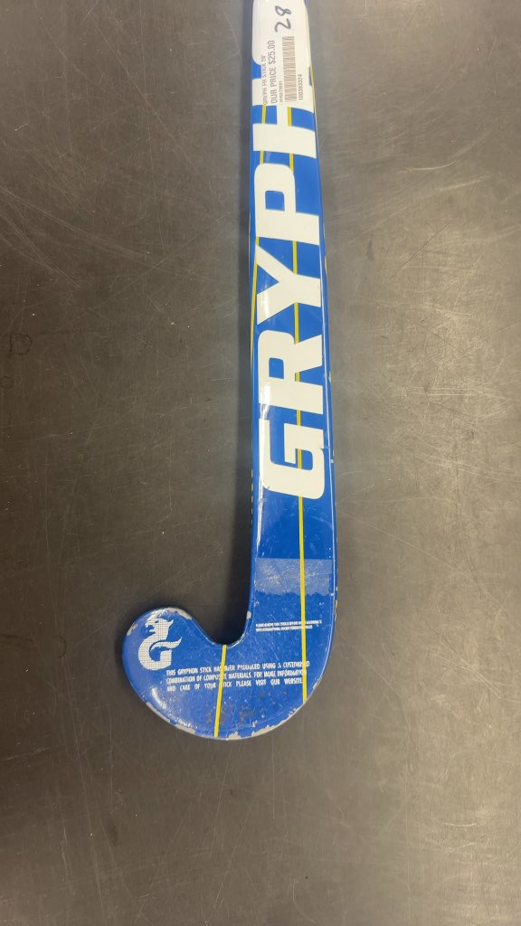 Gryphon Lazer Field Hockey Stick Blue Used 28"