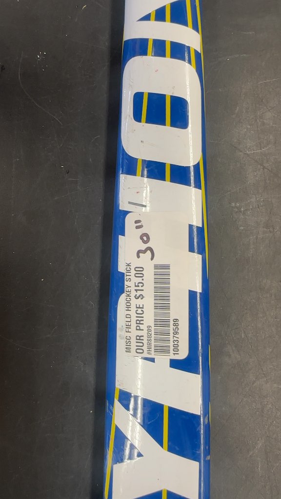 Gryphon Lazer Field Hockey Stick Blue/Yellow Used 30"