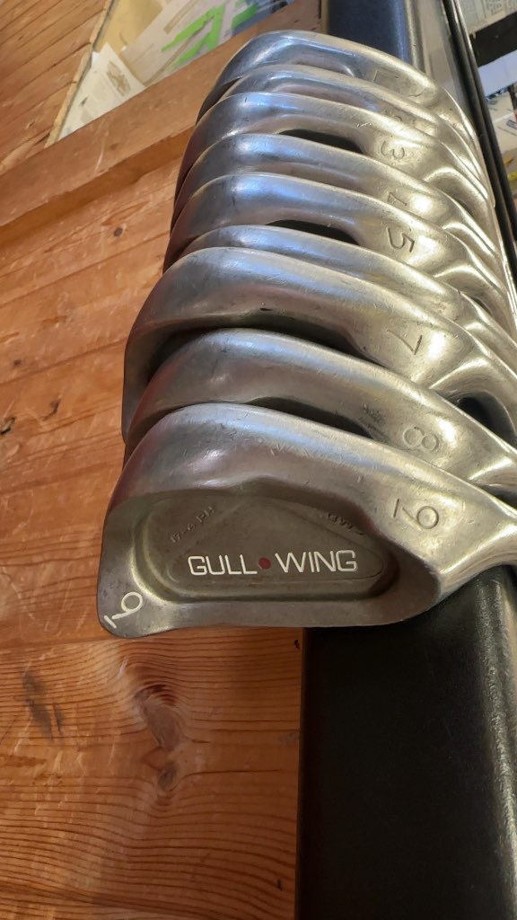 Gull Wing Iron Golf Club Set 3-9 S L Regular Flex Used