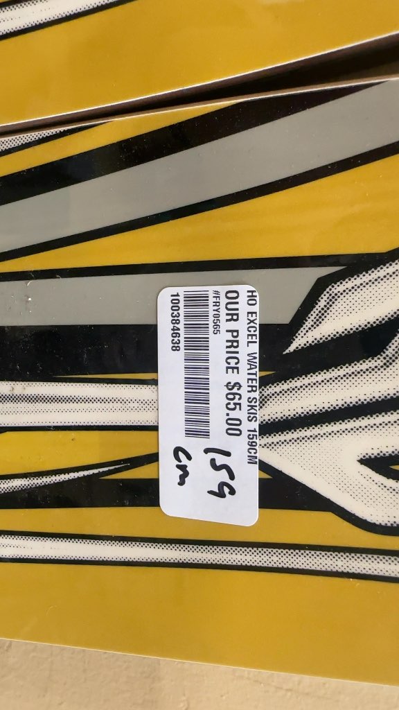HO Excel Water Skis 159cm-in good condition