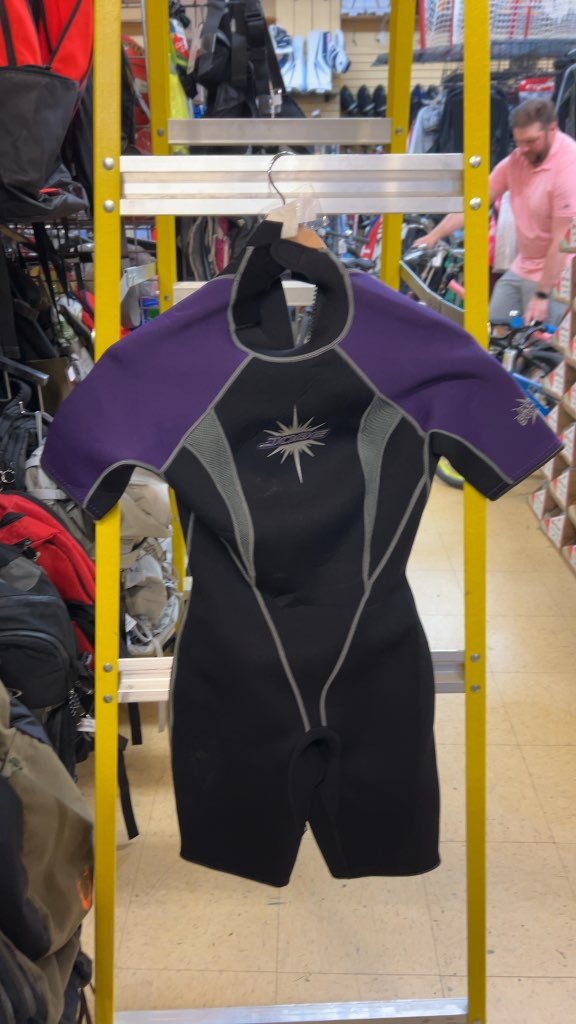 Jobe Power Stretch Spring Wetsuit Black/Purple Good Condition