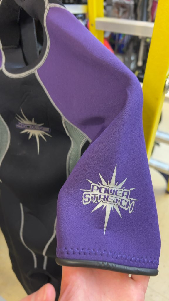 Jobe Power Stretch Spring Wetsuit Black/Purple Good Condition
