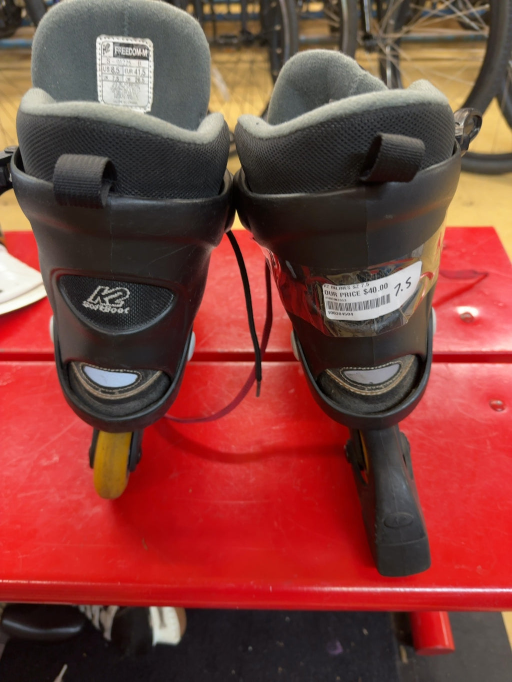 K2 Freedom Inline Skates - Size 8.5 US Men's