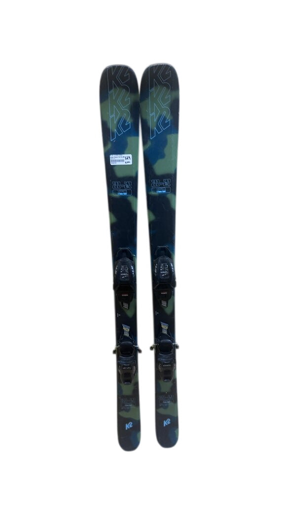 K2 Hi-Lo Skis with Marker 4.5 Bindings Used 129cm